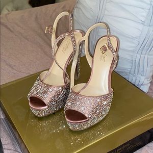 sparkly heels
